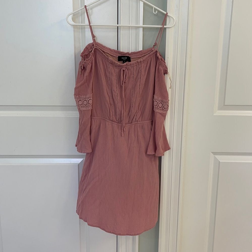 NAÏF petite small/XS off the shoulders dress